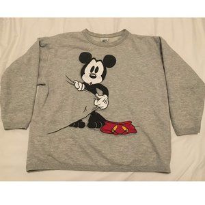 Vintage Mickey Mouse Sweater Youth Large